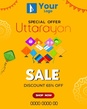 Uttaran Festival Sale Offer with Kites and Discount