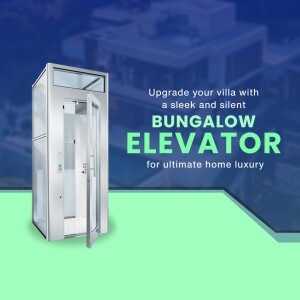 Modern home elevator for villas and luxury homes