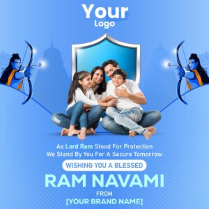 Family protected by Lord Ram's blessings for a secure future on Ram Navami
