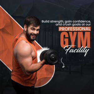 Man lifting weights at a modern gym facility