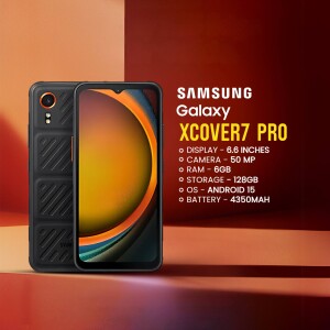 Samsung Galaxy XCover7 Pro rugged smartphone with specifications
