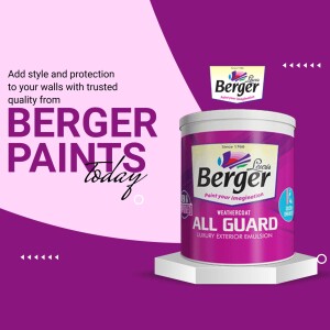 Berger Paints All Guard Luxury Exterior Emulsion can