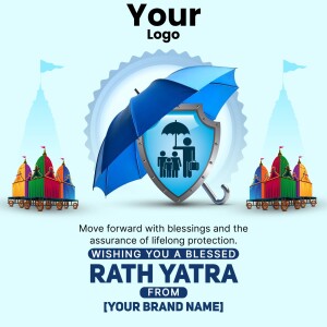 Image depicting insurance protection during Rath Yatra festival