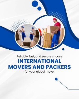 Image depicting international movers and packers assisting with a relocation.