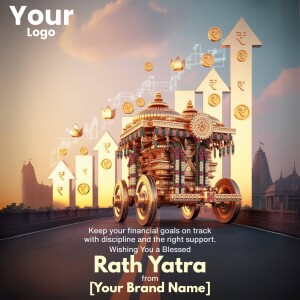Rath Yatra themed image symbolizing financial growth and prosperity.