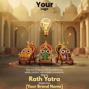 Rath Yatra Digital Campaign Creative Flyer For Facebook