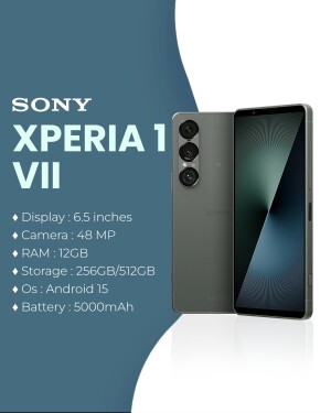 Sony Xperia 1 VII smartphone with specifications