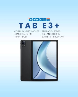 Doogee Tab E3+ tablet with specifications