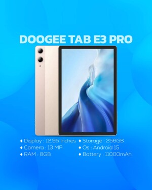 Doogee Tab E3 Pro tablet with specifications