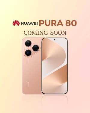 Huawei Pura 80 smartphone announcement poster