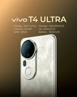 Vivo T4 Ultra smartphone with specifications