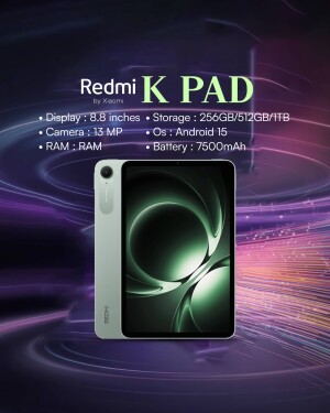 Redmi K Pad tablet with specifications