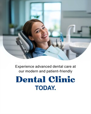 Woman smiling while receiving dental care in a modern clinic.