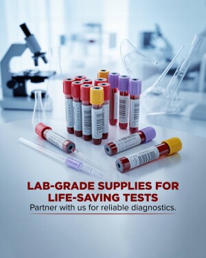 Blood sample tubes and laboratory equipment