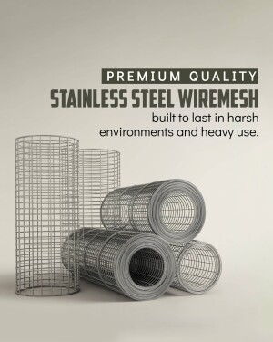 Stainless steel wiremesh rolls for industrial use