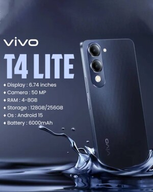 Vivo T4 Lite smartphone with specifications