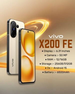 Vivo X200 FE smartphone with specifications