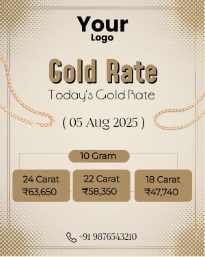 Gold Rate Information - 24, 22, and 18 Carat