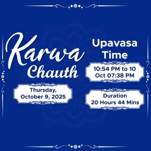 Karwa Chauth 2025 - Fasting Time Design For Twitter
