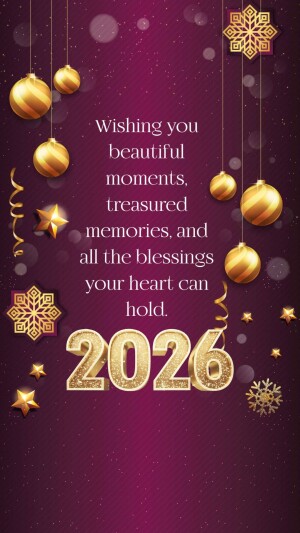 2026 New Year Greeting Advertisement For Instagram