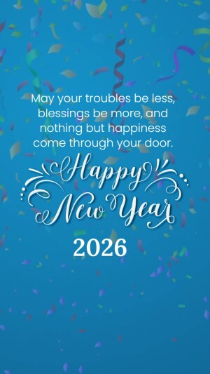 Happy New Year 2026 Greeting Status Post For Telegram