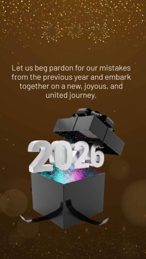 Happy New Year 2026 Greeting Marketing Image For Threads