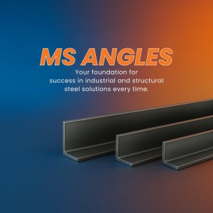 MS Angles steel products for industrial and structural applications