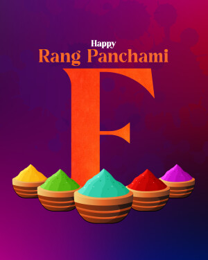 Basic Alphabet - Rang Panchami festival image