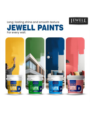 Jewell Paints showcasing various colors and durability
