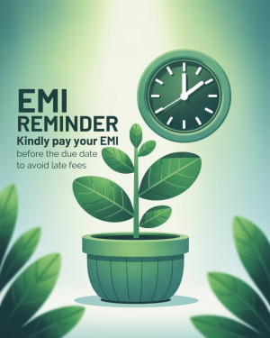 EMI reminder Template