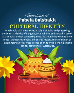 Pohela Boishakh cultural celebration with traditional elements