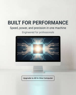 Professional All-in-One Computer Performance Status Post For Threads