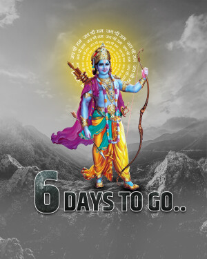 Countdown to Ram Mandir: 6 Days to Go! 4 6 Days to Go Ram Mandir consecration status