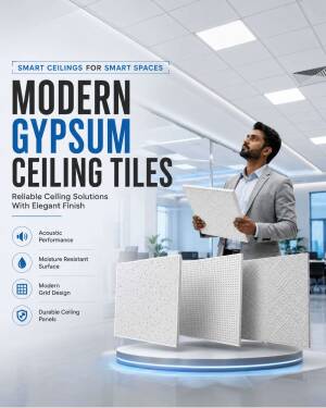 Modern Gypsum Ceiling Tiles Template For Pinterest