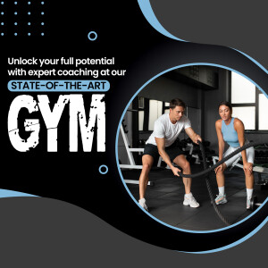 People working out with a trainer at a modern gym