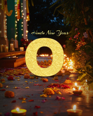 Golden 'O' with Diwali-style decorations for Hindu New Year