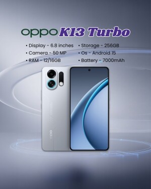 Oppo K13 Turbo smartphone with specifications