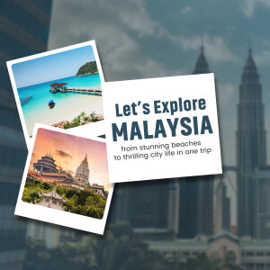Collage of Malaysian landmarks and scenery
