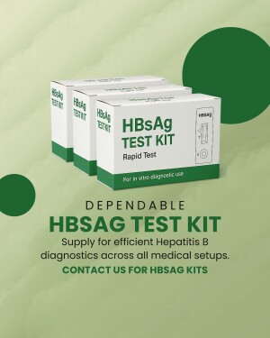 Image of HBsAg Rapid Test Kits for Hepatitis B diagnosis