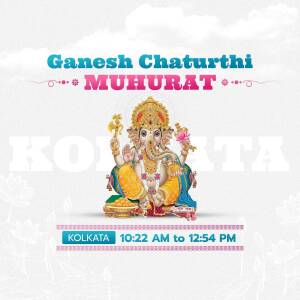Ganesh Chaturthi Muhurat timing for Kolkata