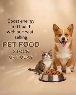 A corgi and a cat with a bowl of pet food