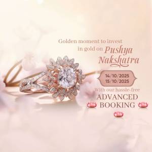 Pushya Nakshatra Gold Investment Offer Promotional Banner For X