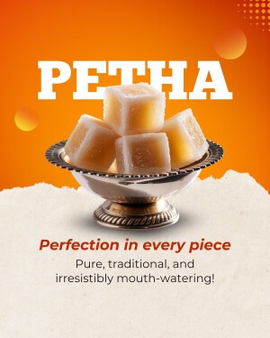 Close-up of Petha, a traditional Indian sweet, served in a silver bowl.