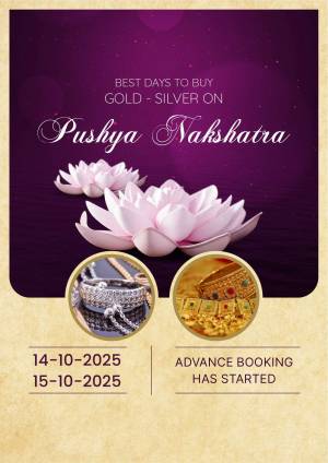 Pushya Nakshatra Gold & Silver Sale Artwork For LinkedIn