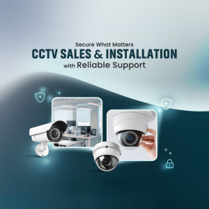 CCTV camera sales and installation services with reliable support