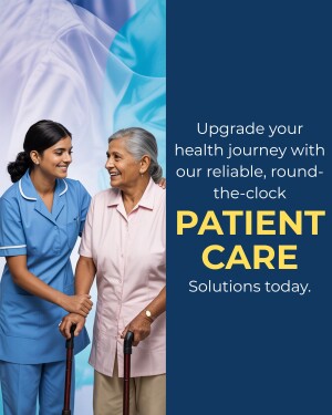 A healthcare worker assisting a senior woman with a walking cane.