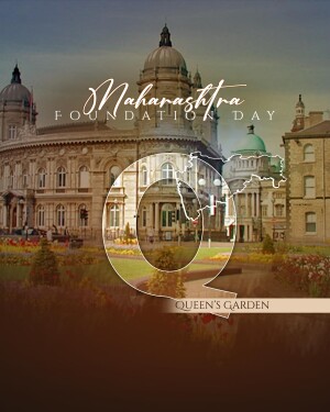 Maharashtra Foundation Day celebration with Queen's Garden image