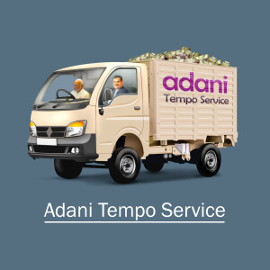 Adani Tempo Service vehicle transporting goods
