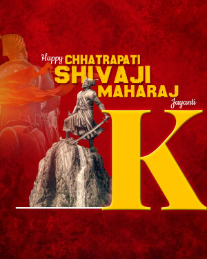 Image depicting Chhatrapati Shivaji Maharaj on his Jayanti
