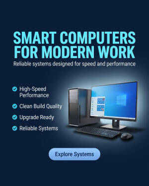 A high-performance desktop computer system for professional workspaces